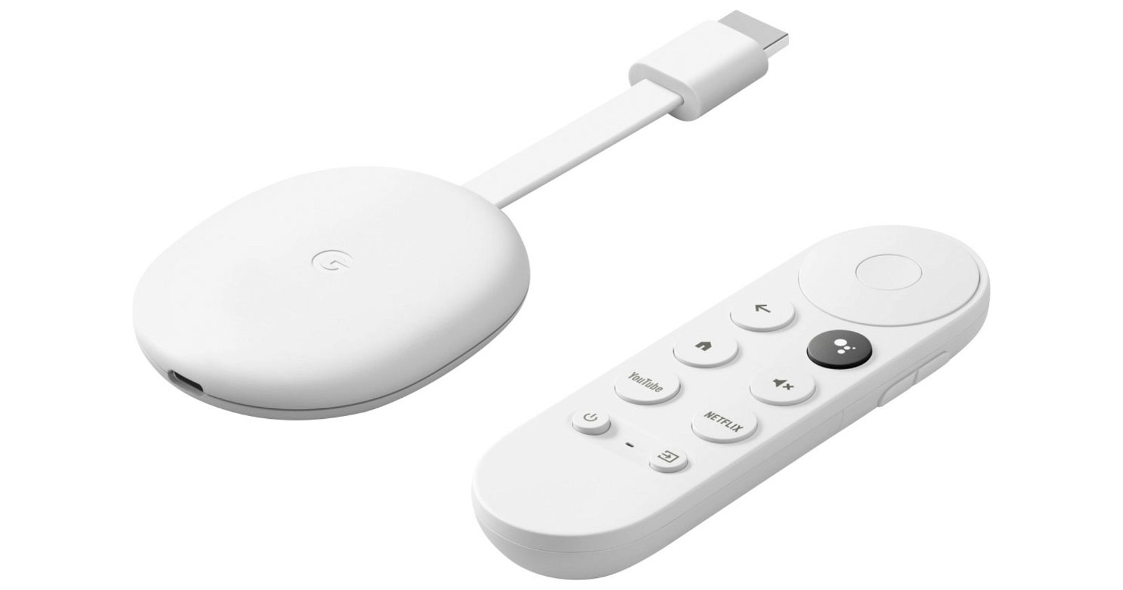 El nuevo Google Chromecast HD en color blanco
