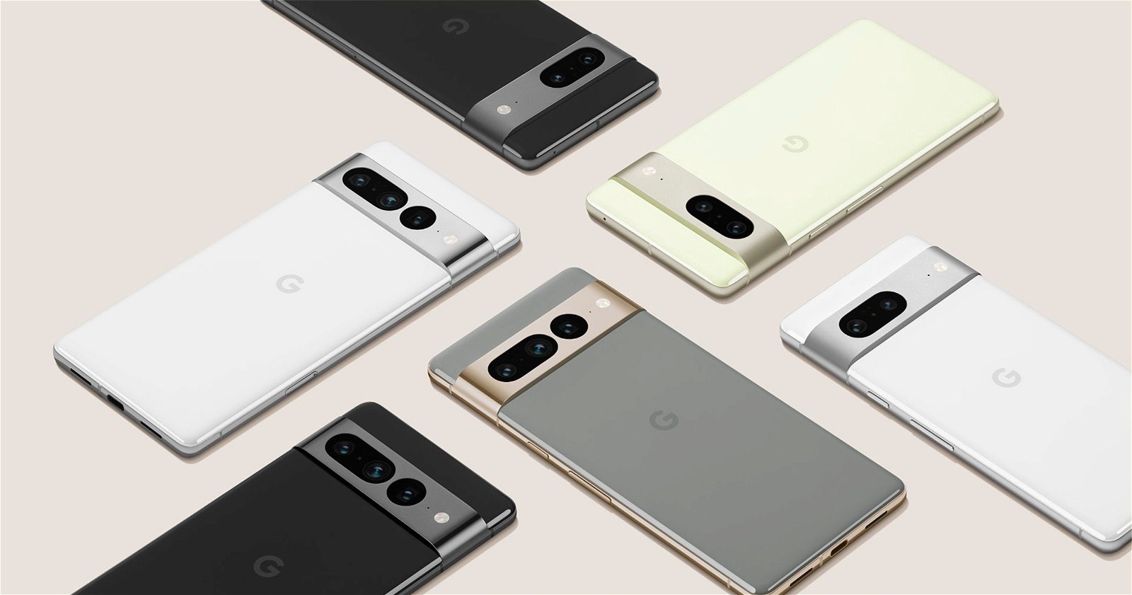 Diseño de los Google Pixel 7 y 7 Pro