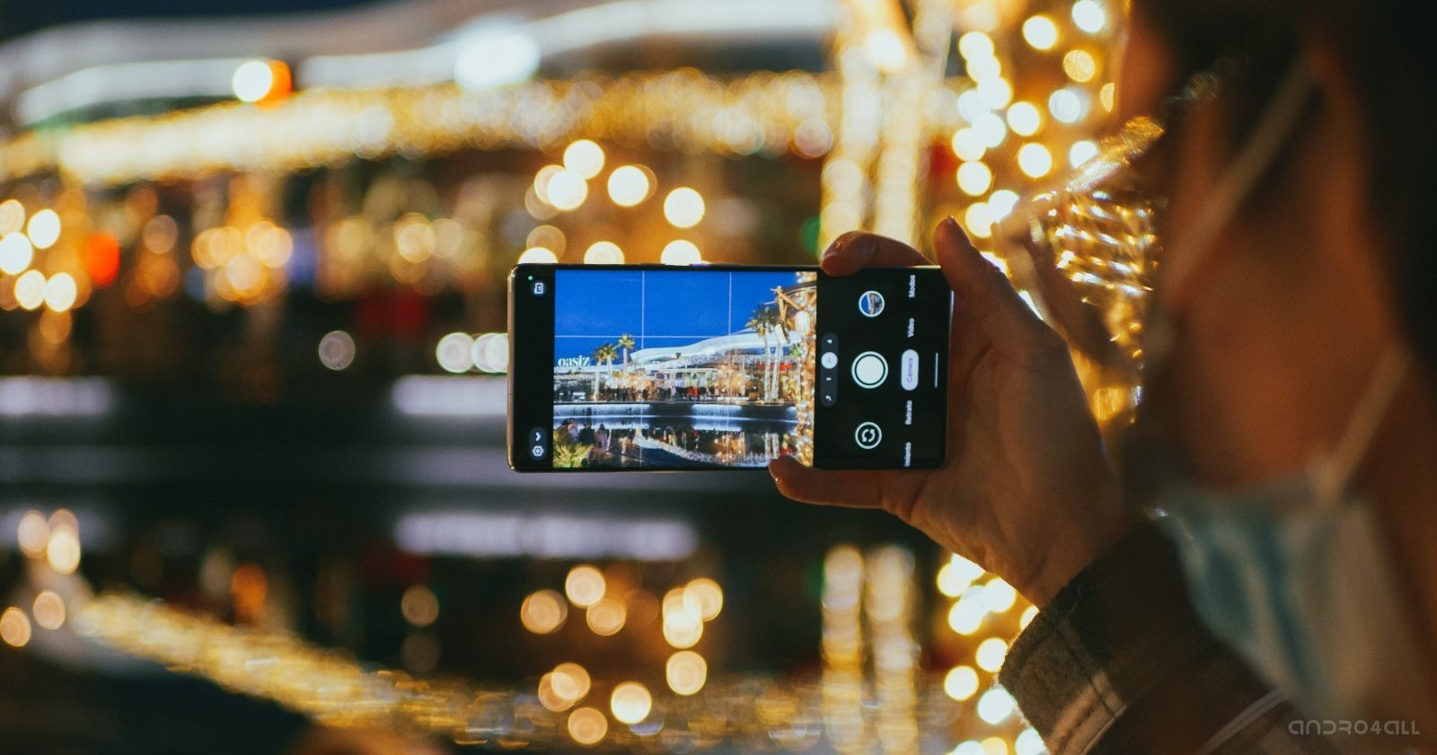 App de cámara de un Google Pixel.