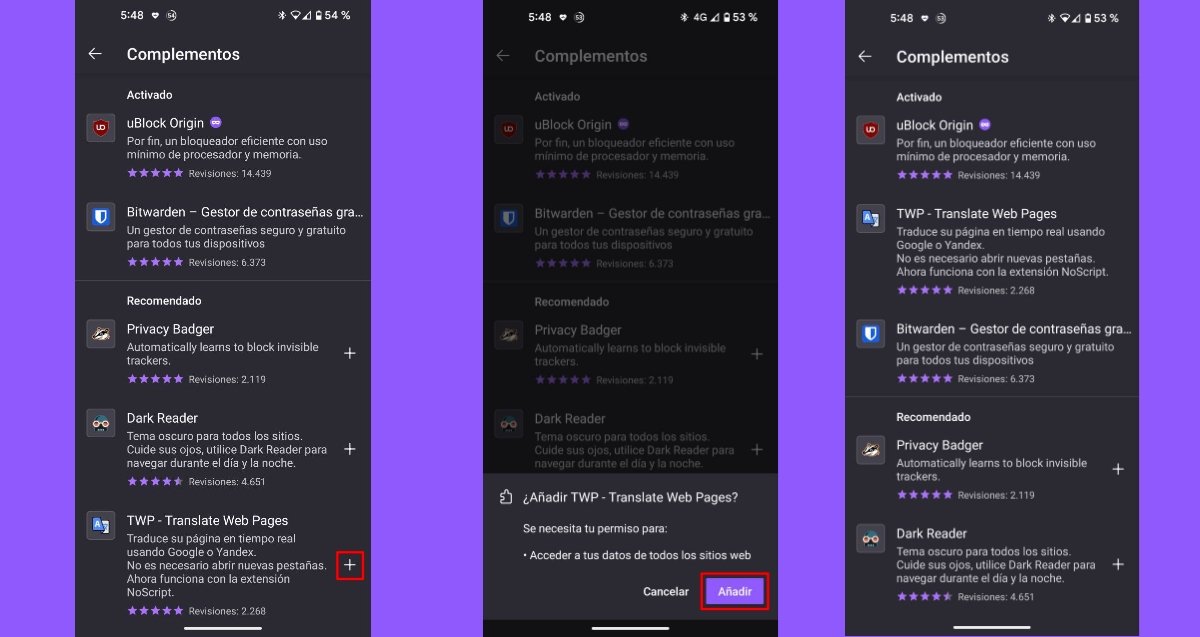 Firefox Traductor-TWP