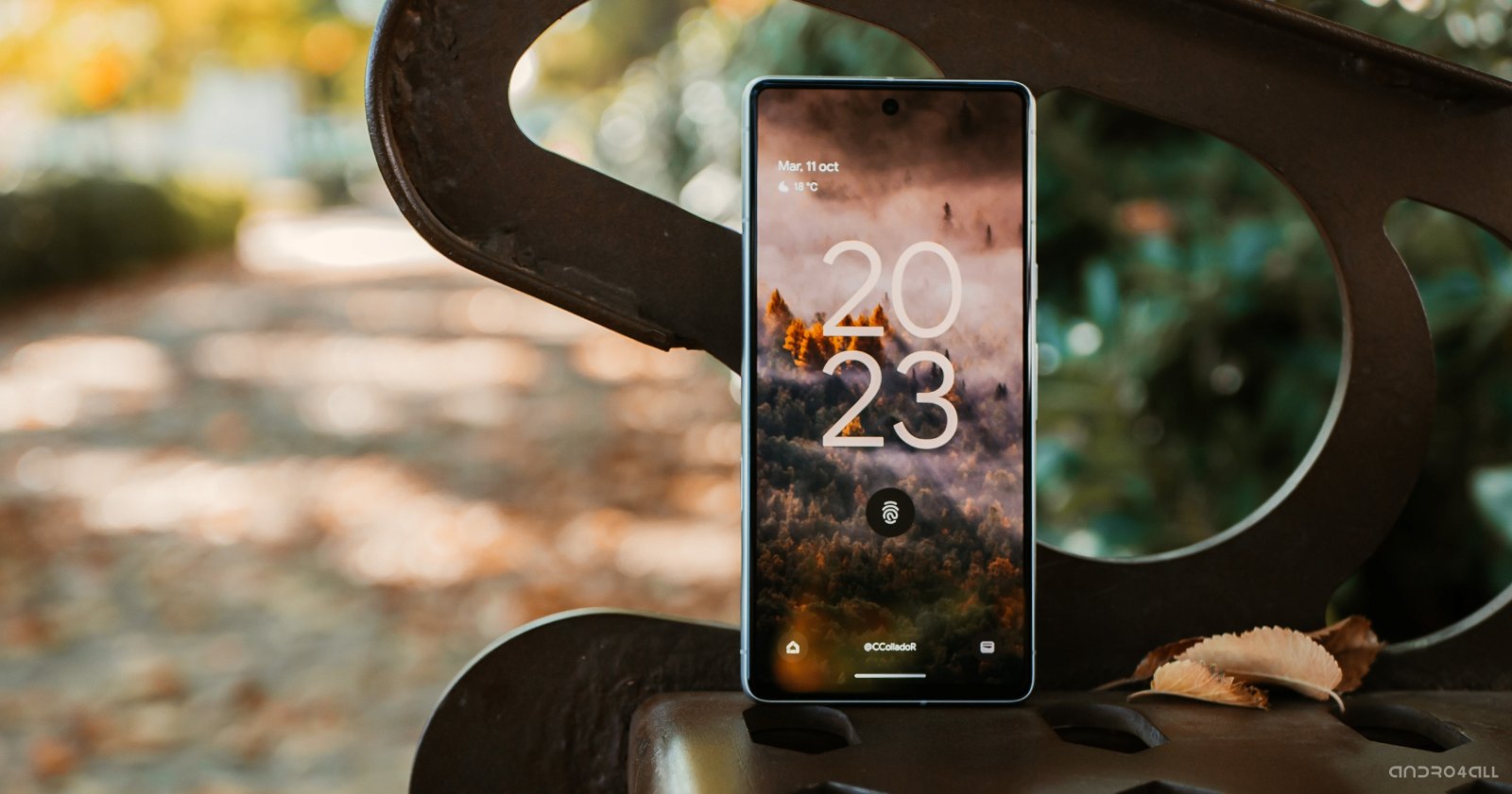 Google Pixel 7, pantalla de bloqueo