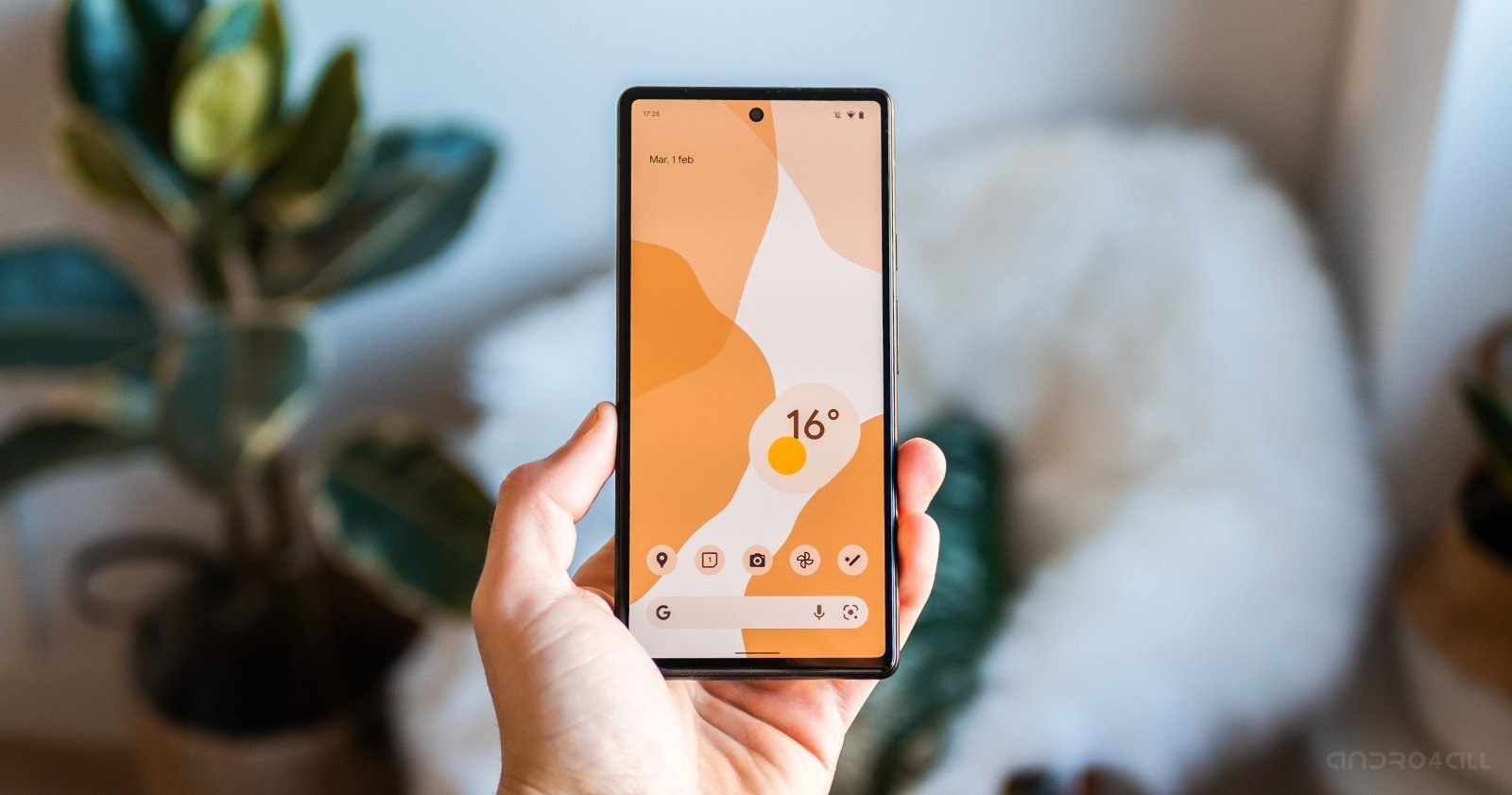 Android 12 en Pixel 6