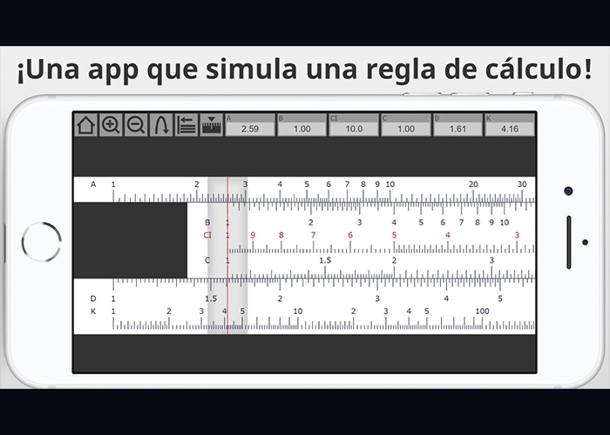 Regla de Cálculo Inteligente: app que simula una regla de cálculo