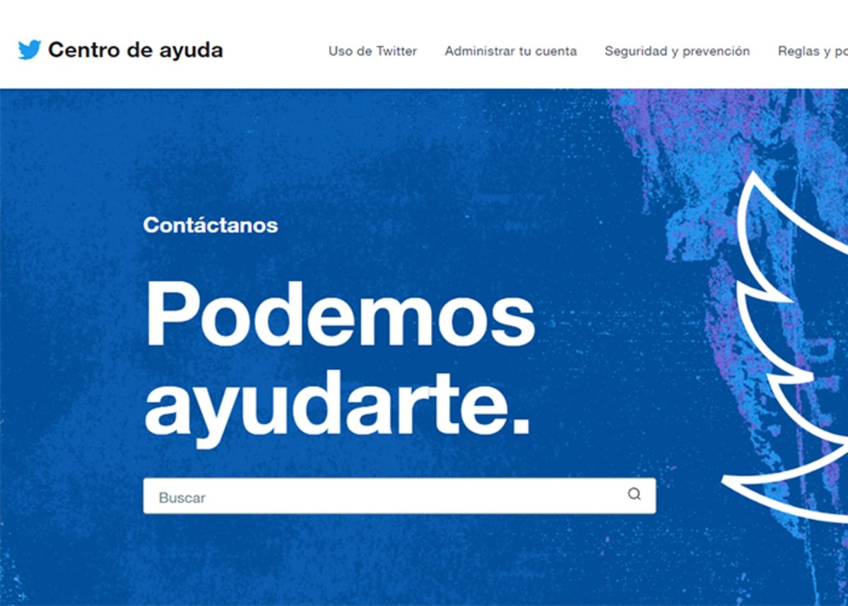 Centro de ayuda de Twitter