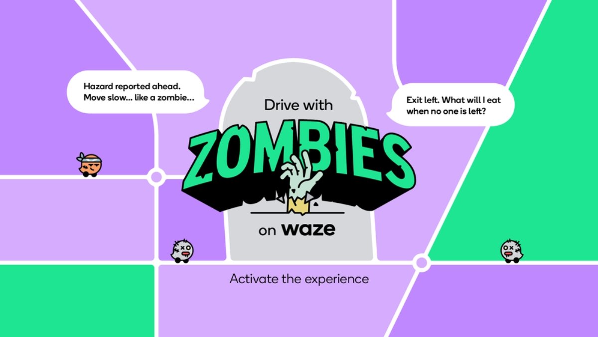 Dejarás Google Maps: Waze estrena un modo zombi (y sí, es tan genial como parece)