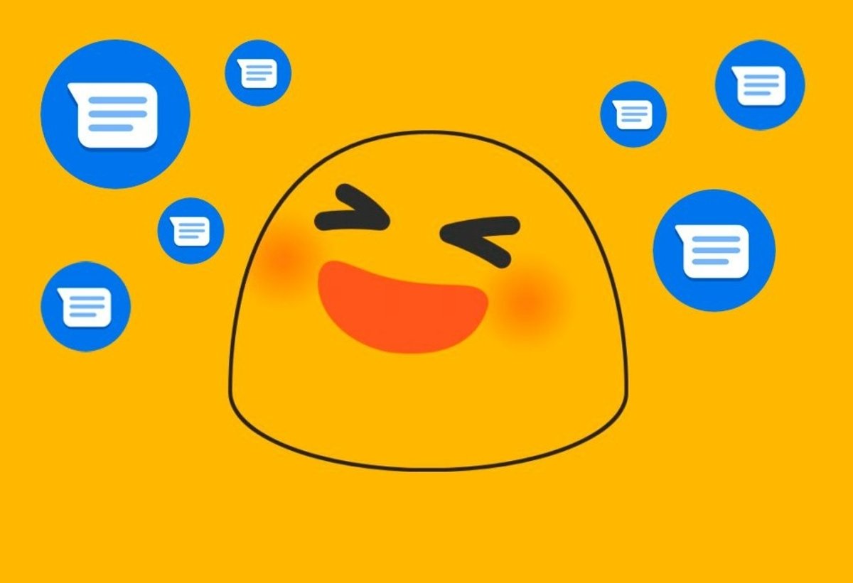 Blob mensajes de Google