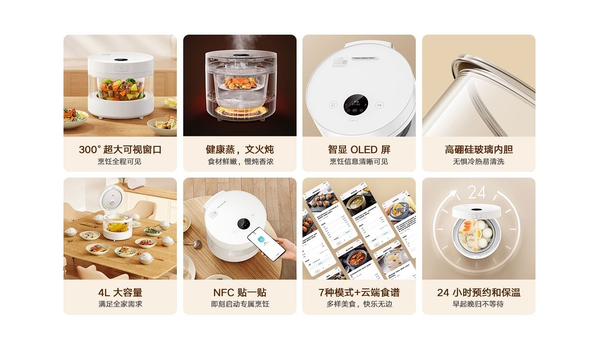 Mijia 4L Transparent Rice Cooker
