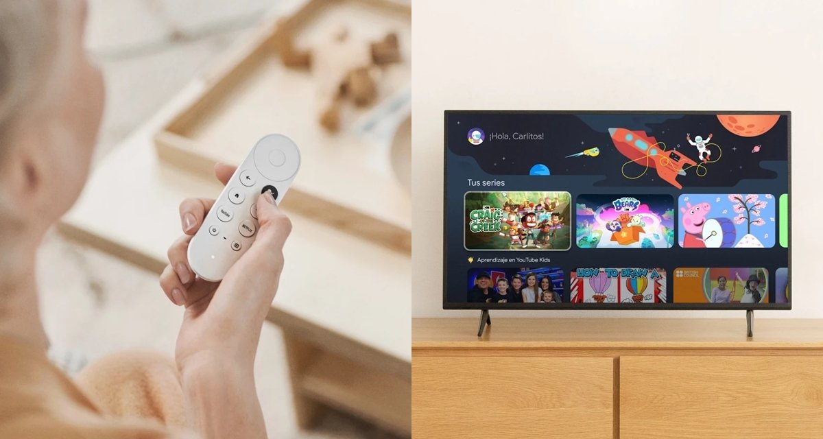 Chromecast con Google TV mando