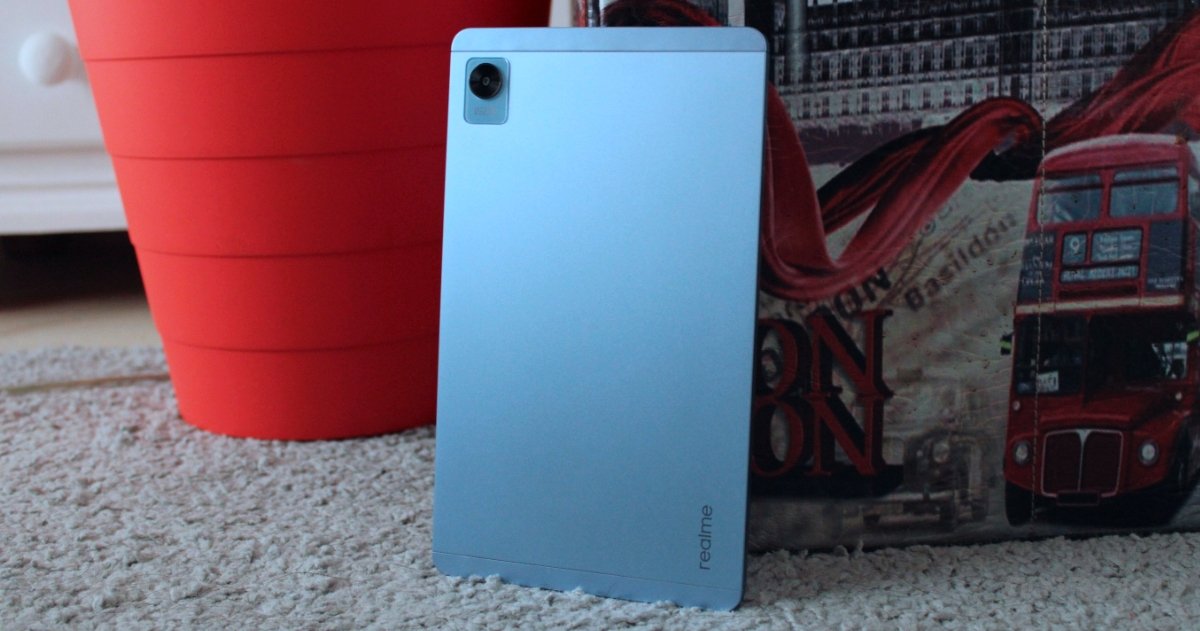 Parte trasera de la realme Pad Mini
