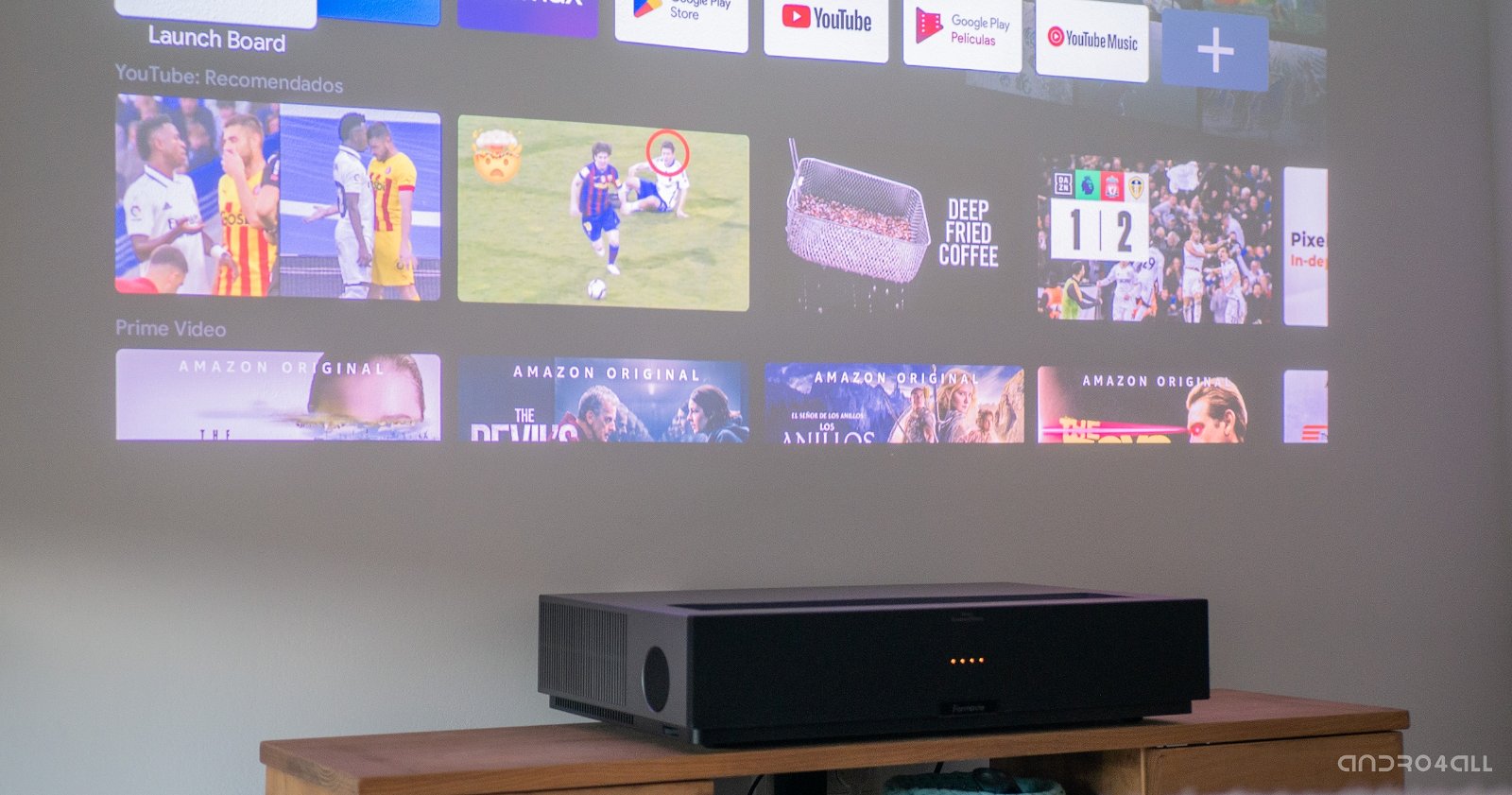 He probado el proyector Android de 3500 euros desarrollado por Xiaomi. Ya no quiero volver a mi antigua TV