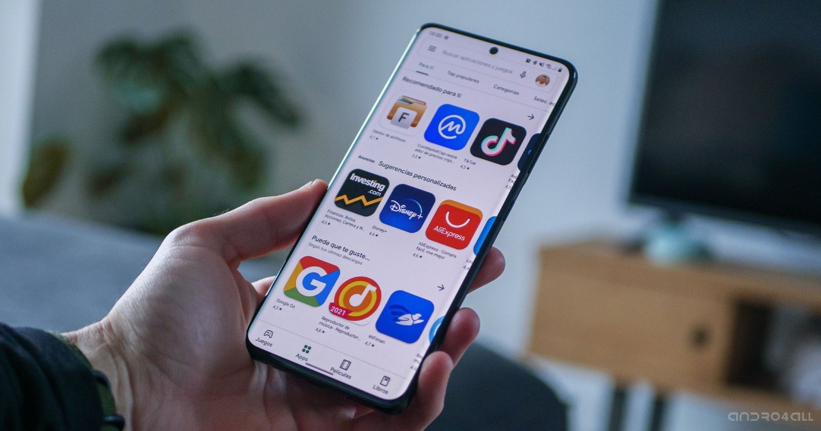 Google Play Store en un móvil Android