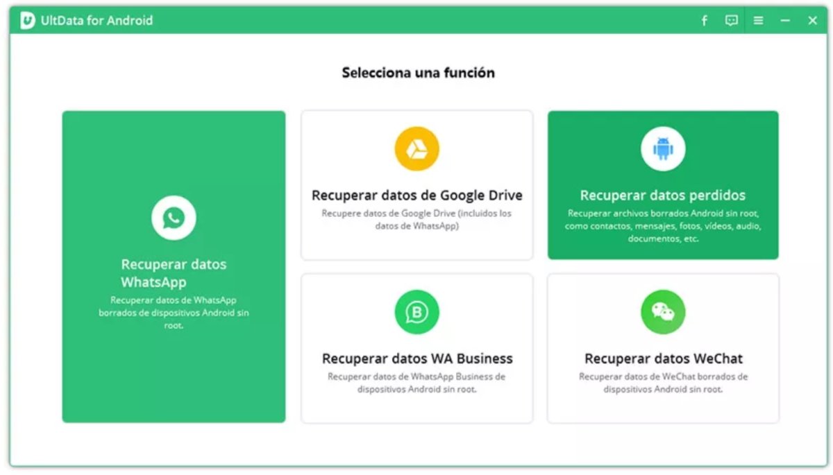 Inicio UltData