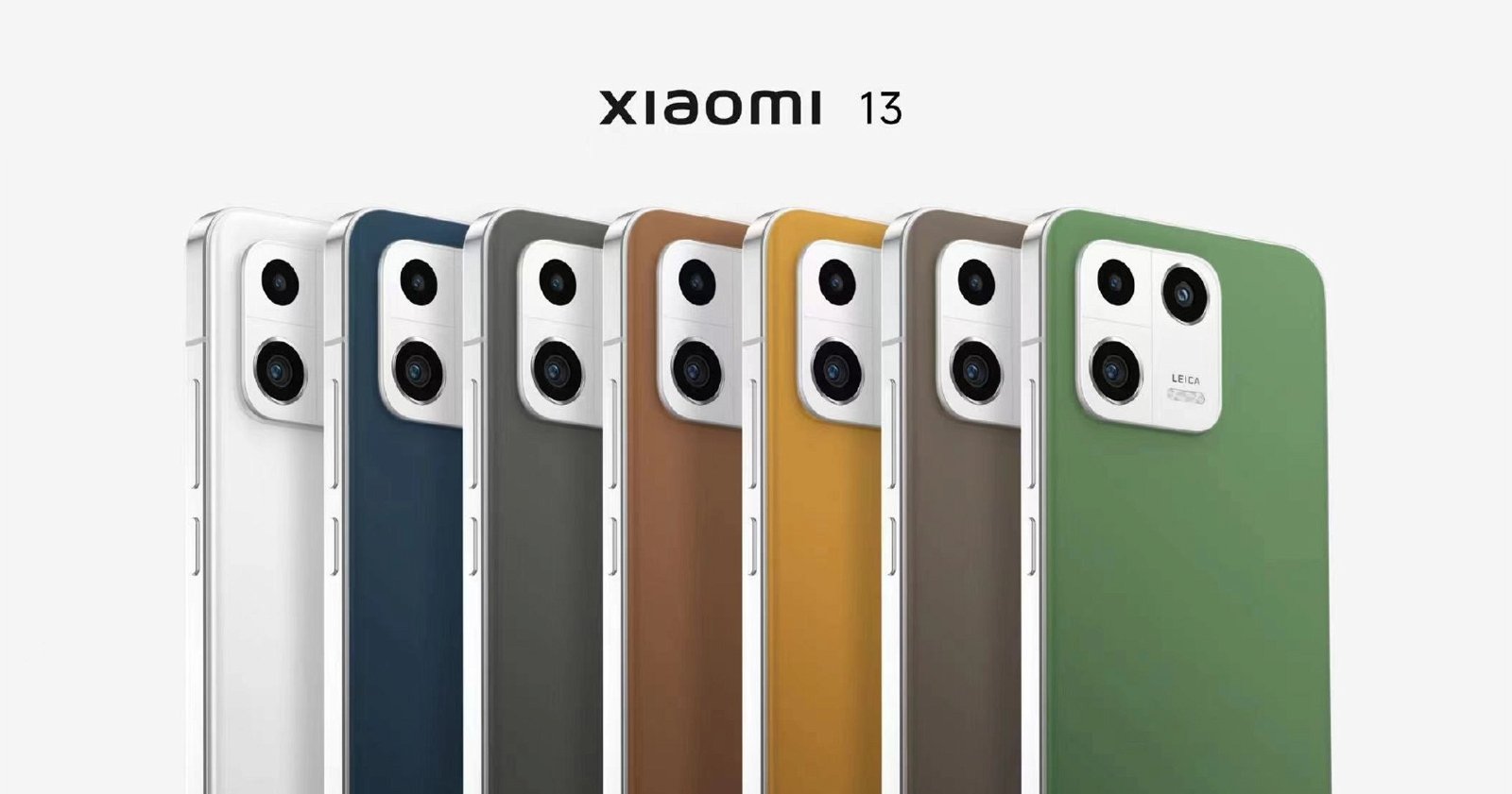 Xiaomi 13 en todos los colores