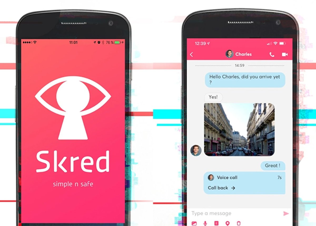 Mensajes de forma anónima con skred Messenger