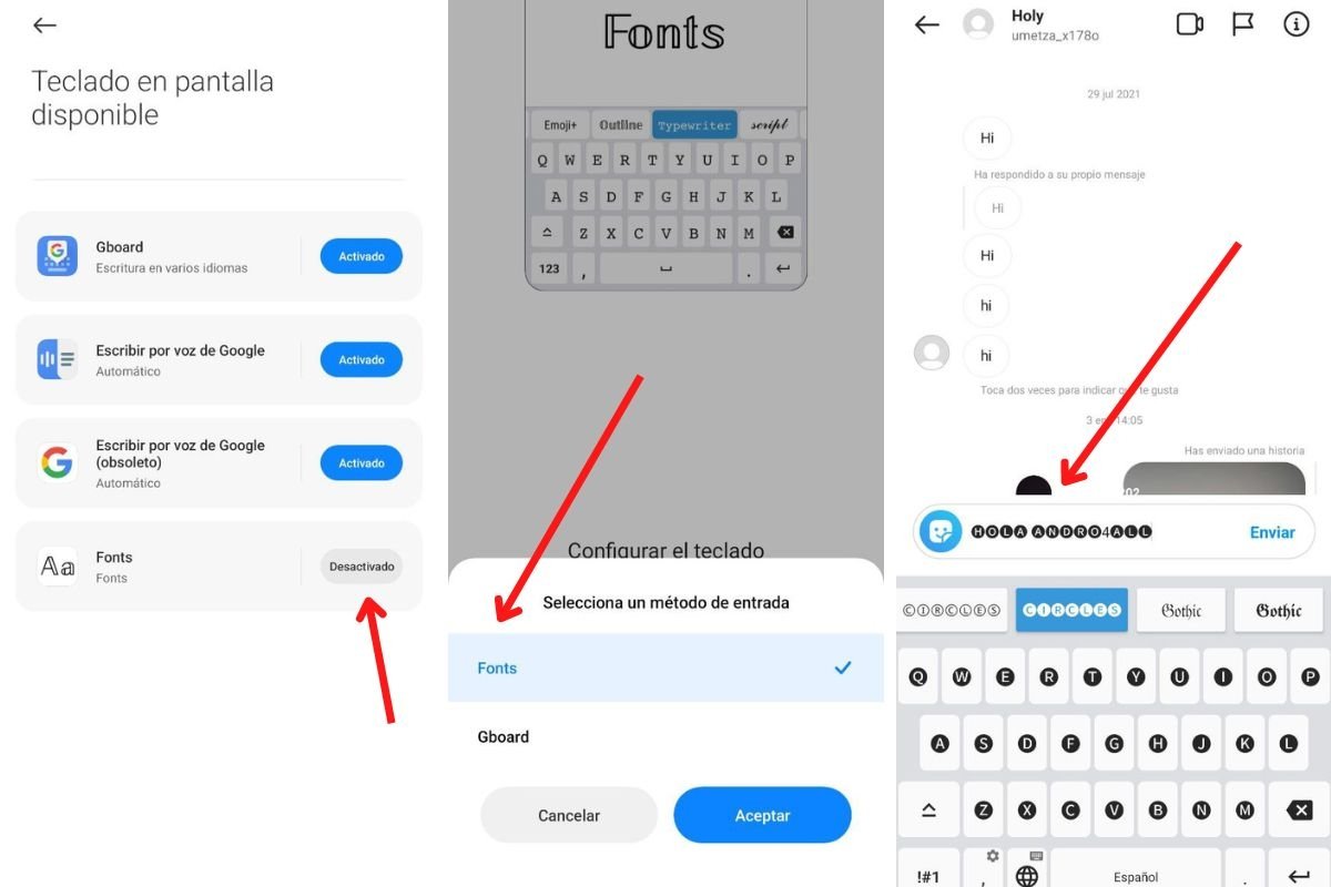 Cómo usar negritas, cursivas y tachado en Instagram