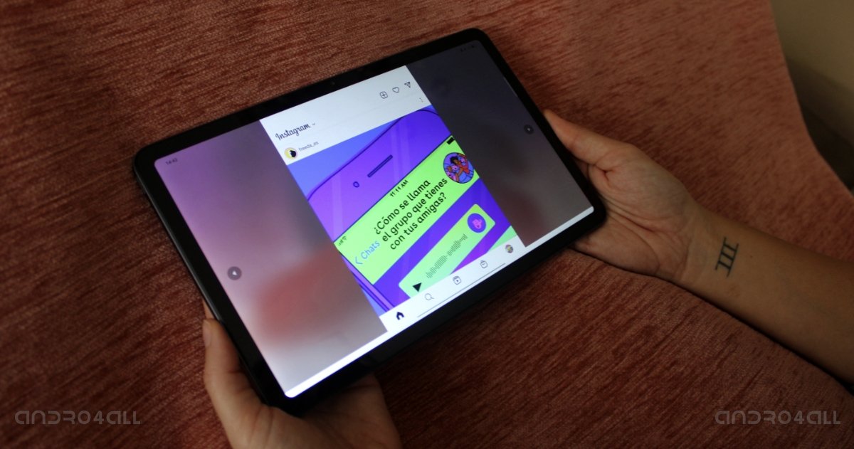 Instagram en la OPPO Pad Air