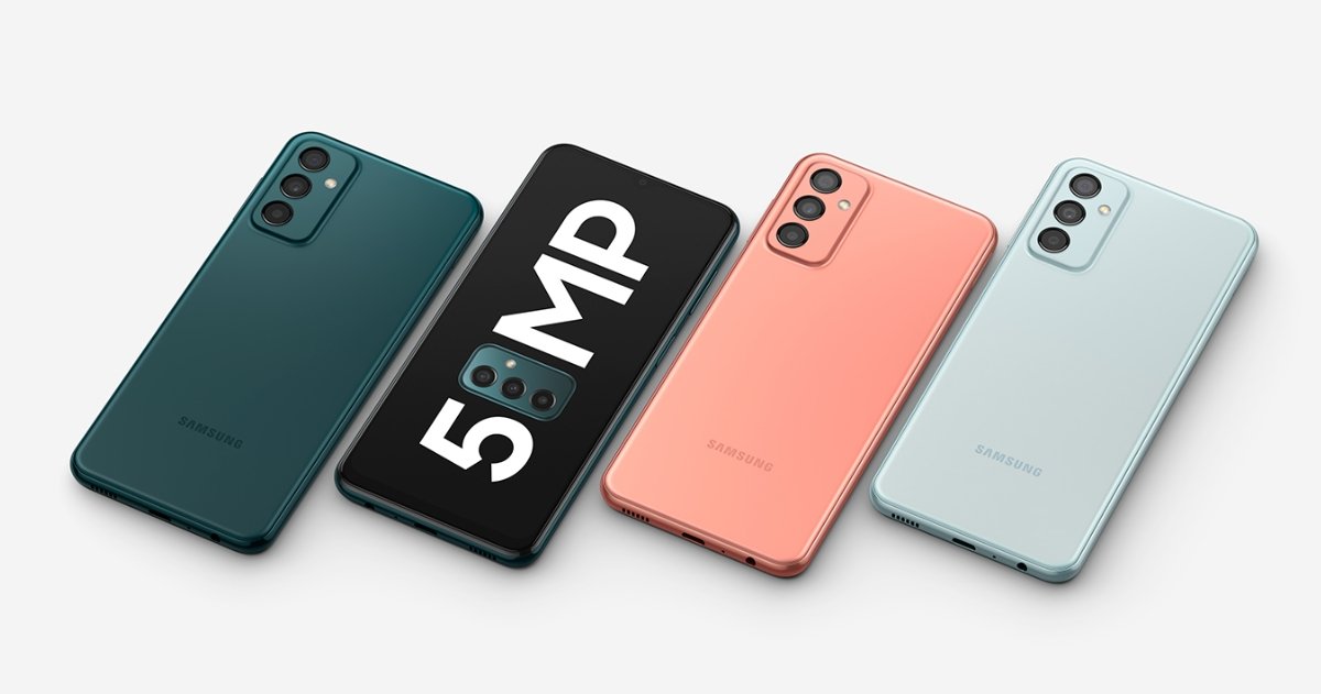Samsung Galaxy M23 5G en diferentes colores