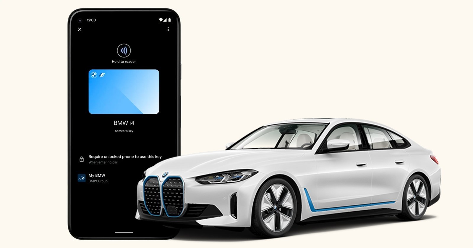 Desbloquear el coche con el móvil en Android 12