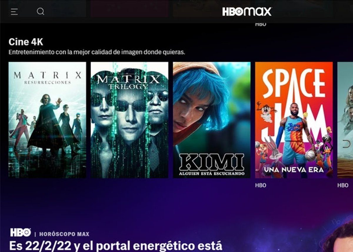 HBO Max: entretenimiento con la mejor calidad de imagen