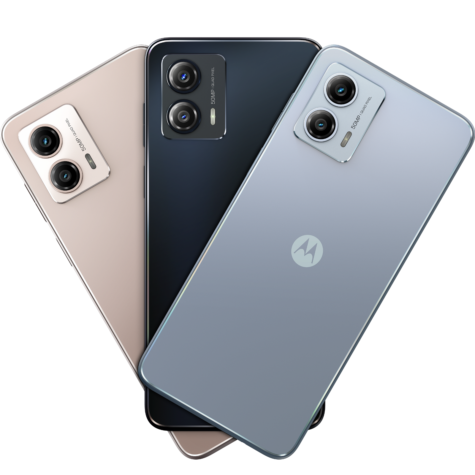 Moto G53 en tres colores