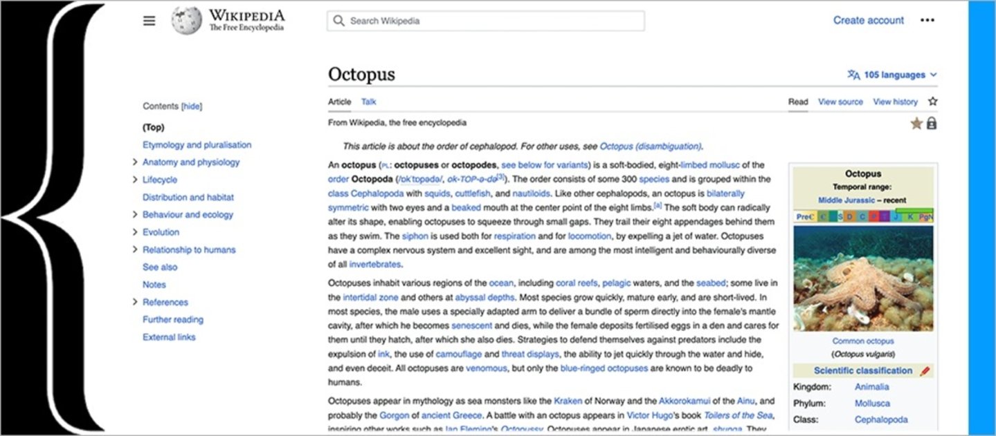 Nueva interfaz de Wikipedia