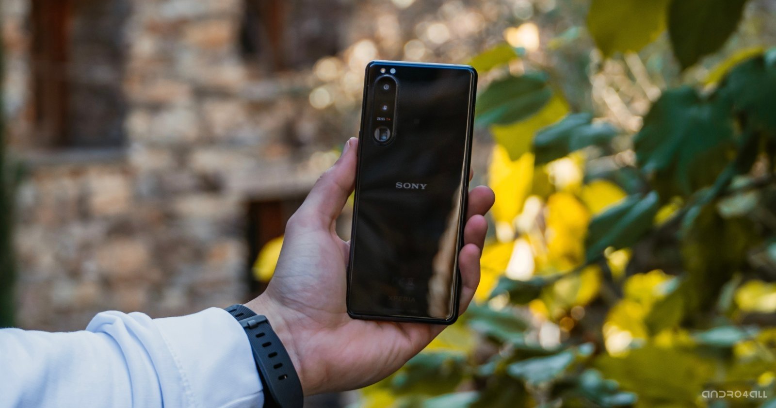 Parte trasera del Xperia 5 III negro