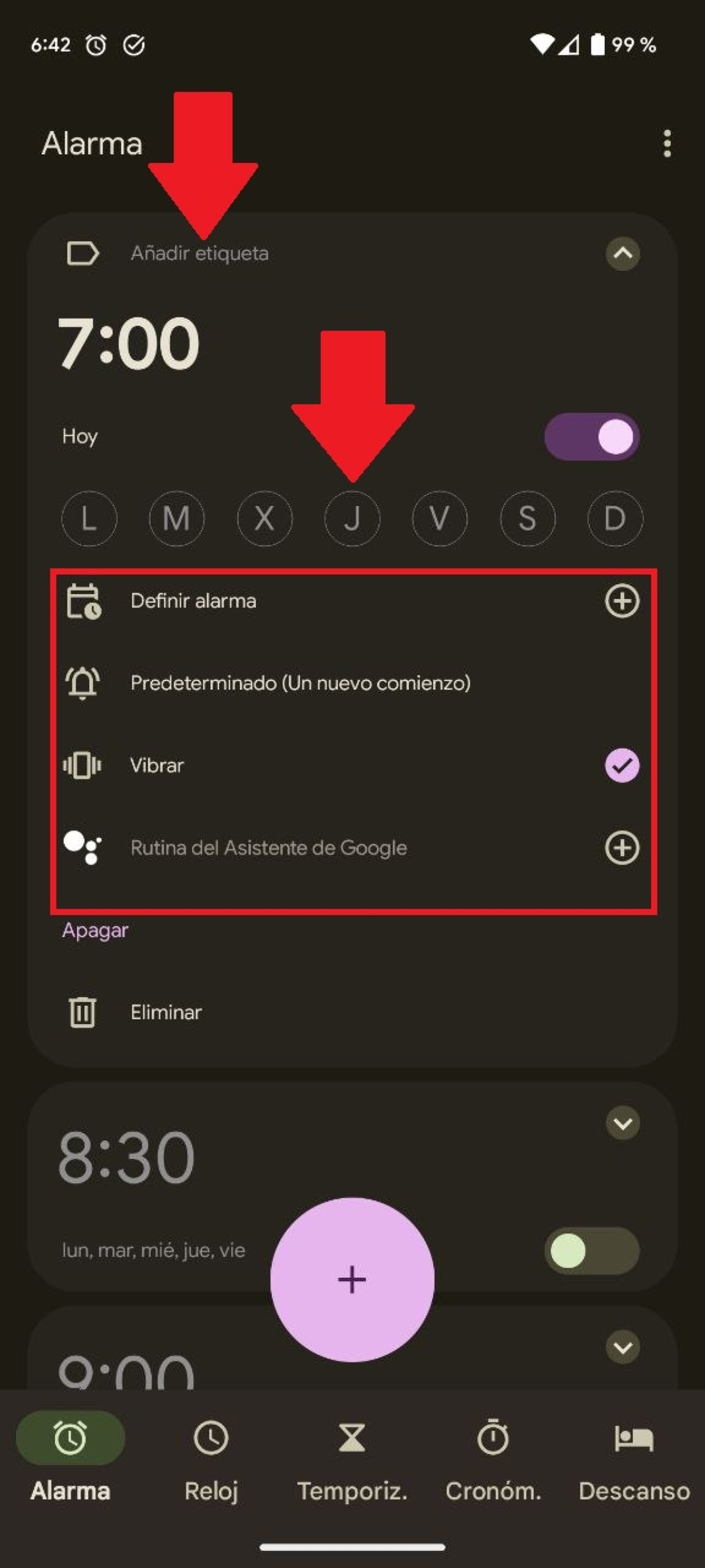 Cómo poner una alarma en un móvil Android: todas las formas