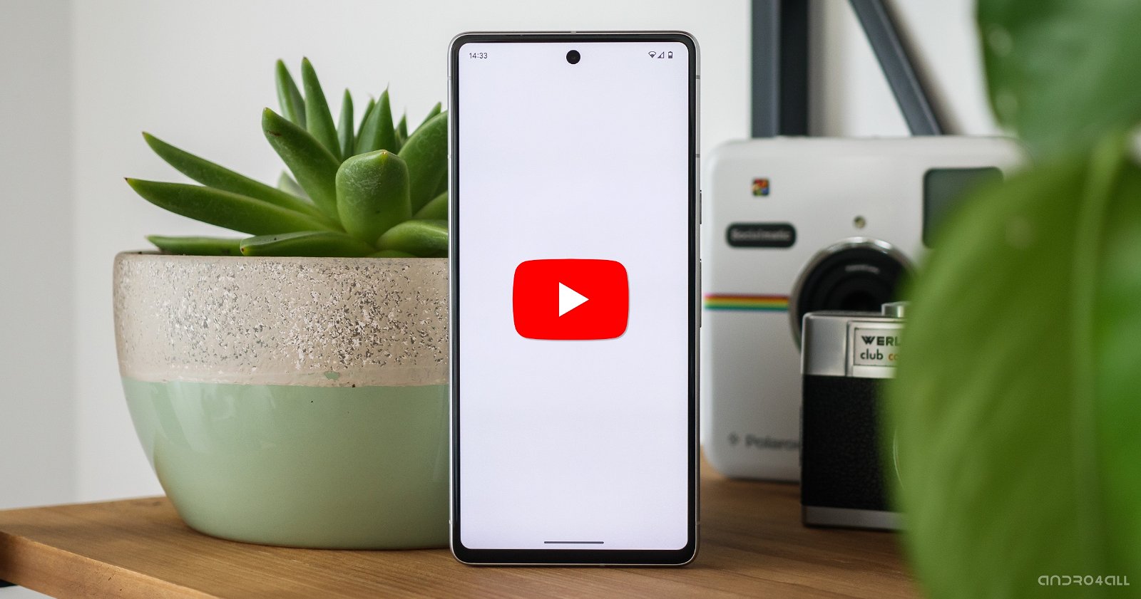 App de YouTube en un smartphone Android