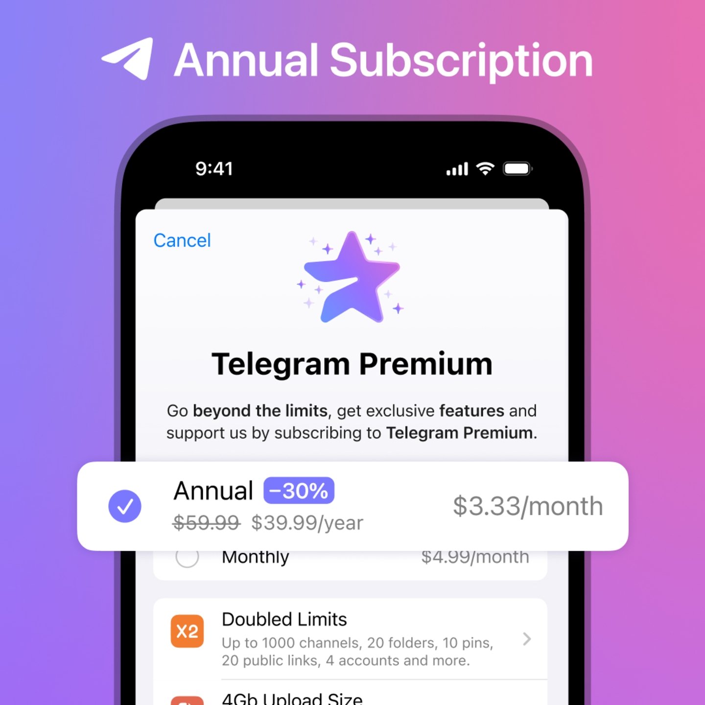 Suscripción anual Premium
