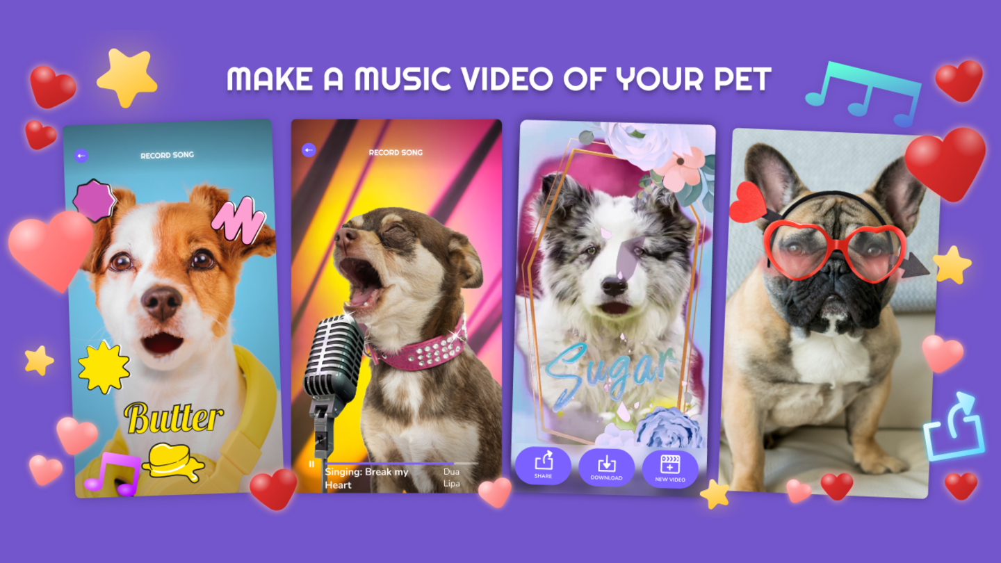 Esta aplicación puede poner a tu mascota a cantar y bailar