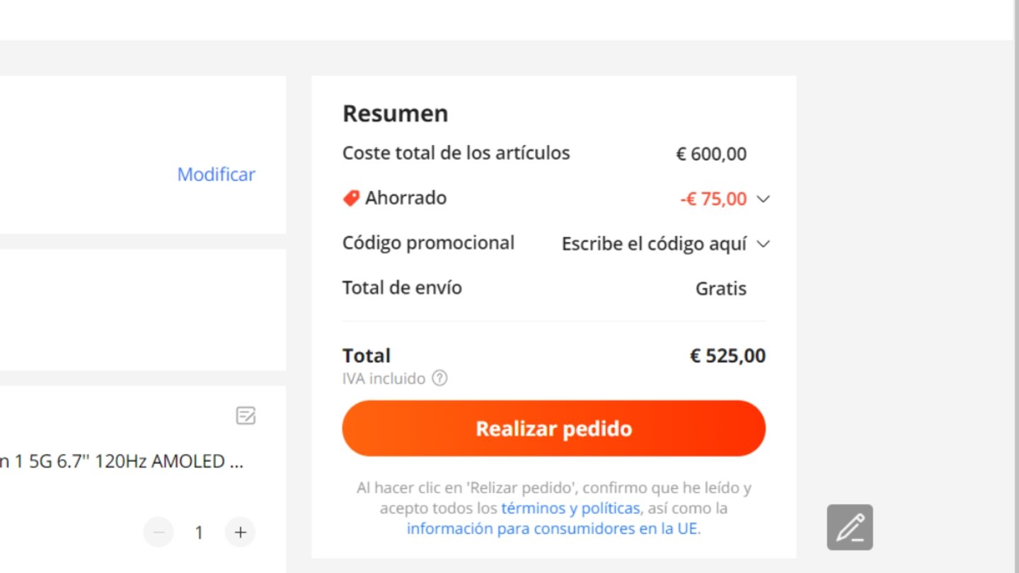 Descuento del OnePlus 10 Pro en AliExpress
