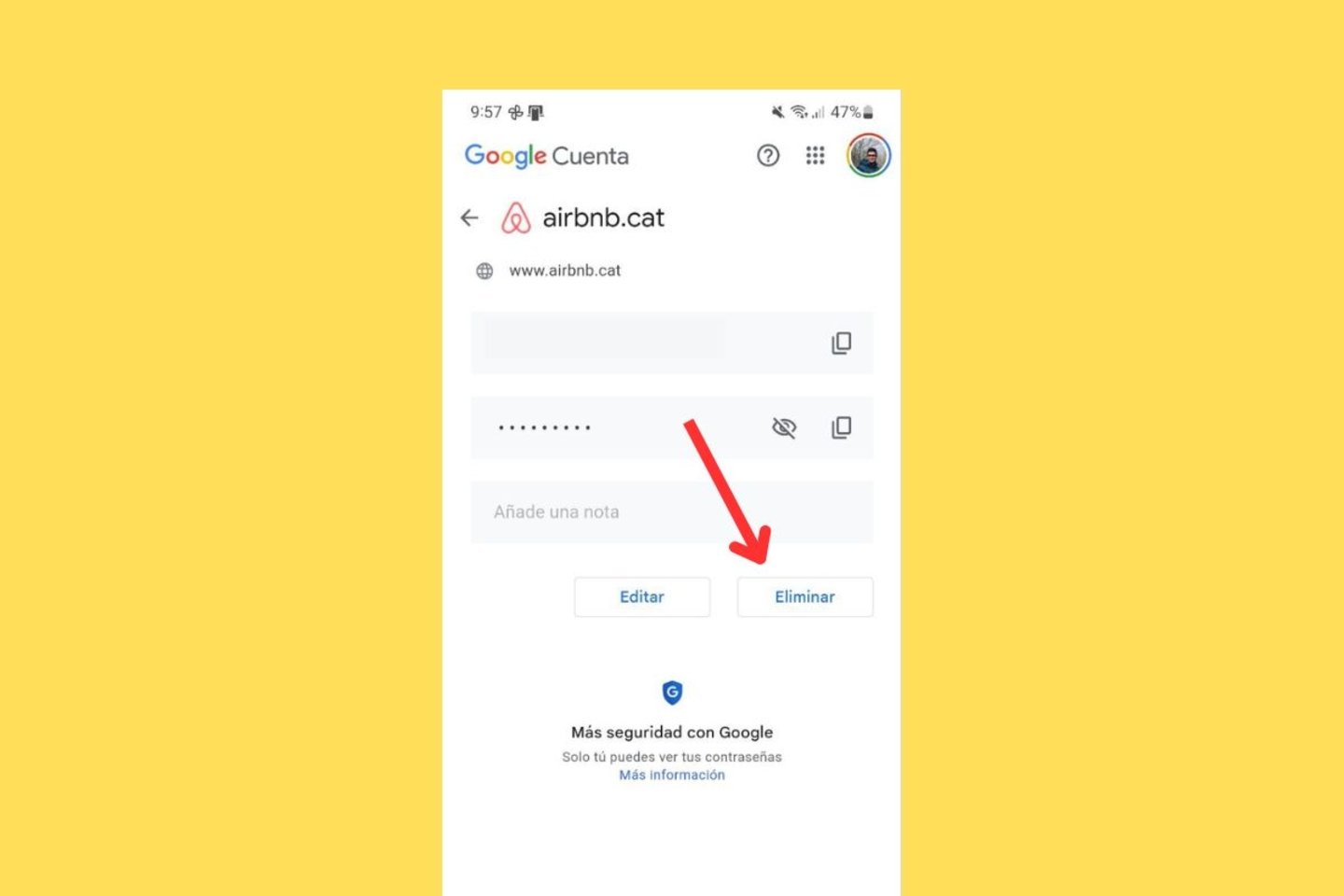 Cómo borrar las contraseñas que no se usan en un móvil Android