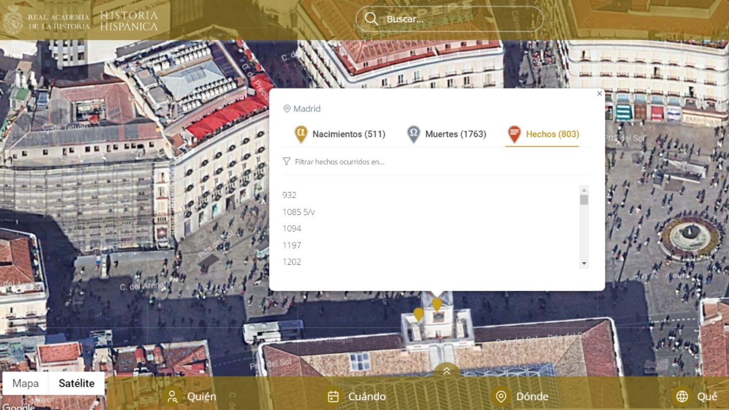 Puerta del Sol en Historia Hispánica