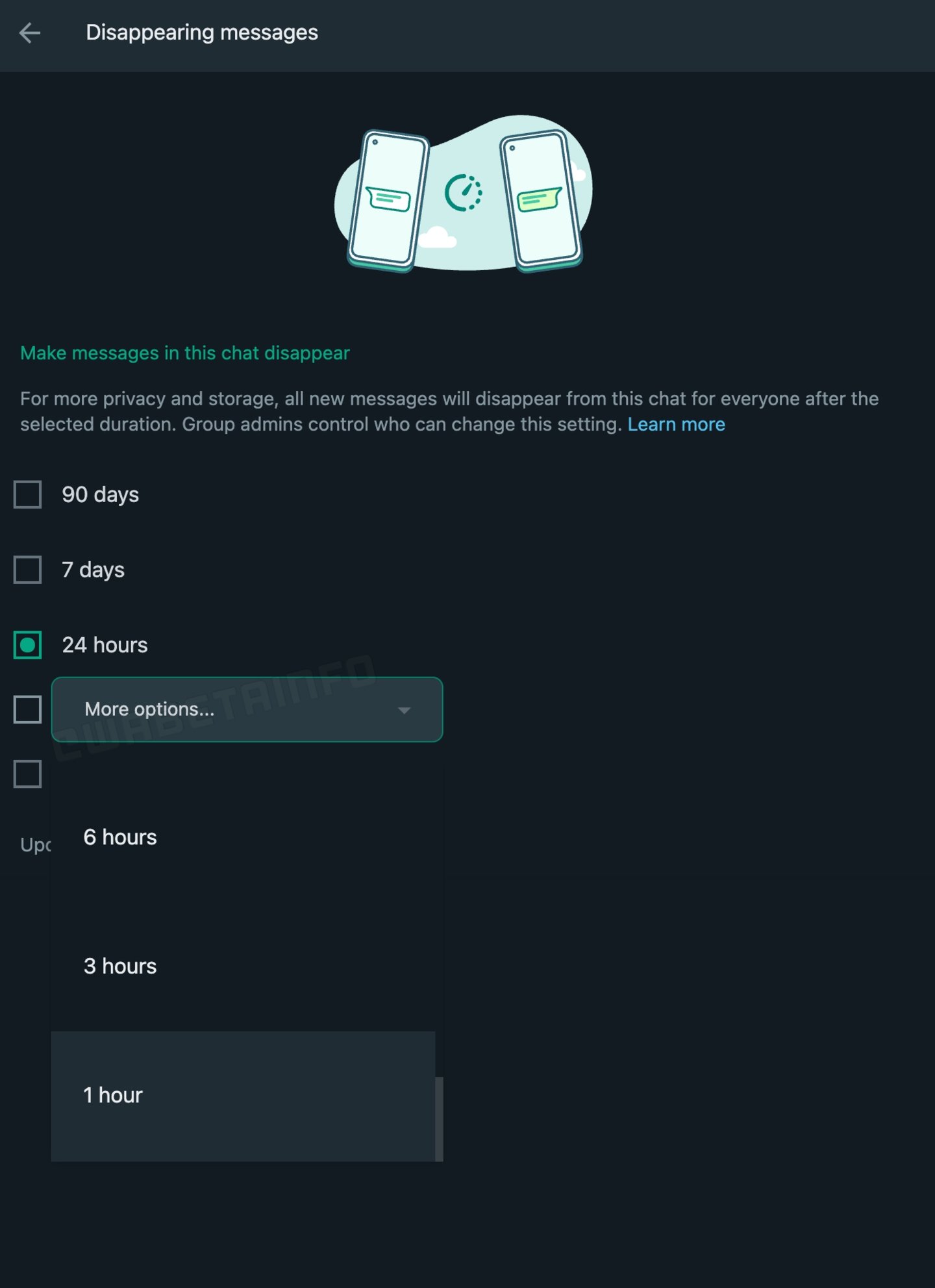 Los mensajes de WhatsApp que se autodestruyen suben de nivel con la última novedad de la aplicación