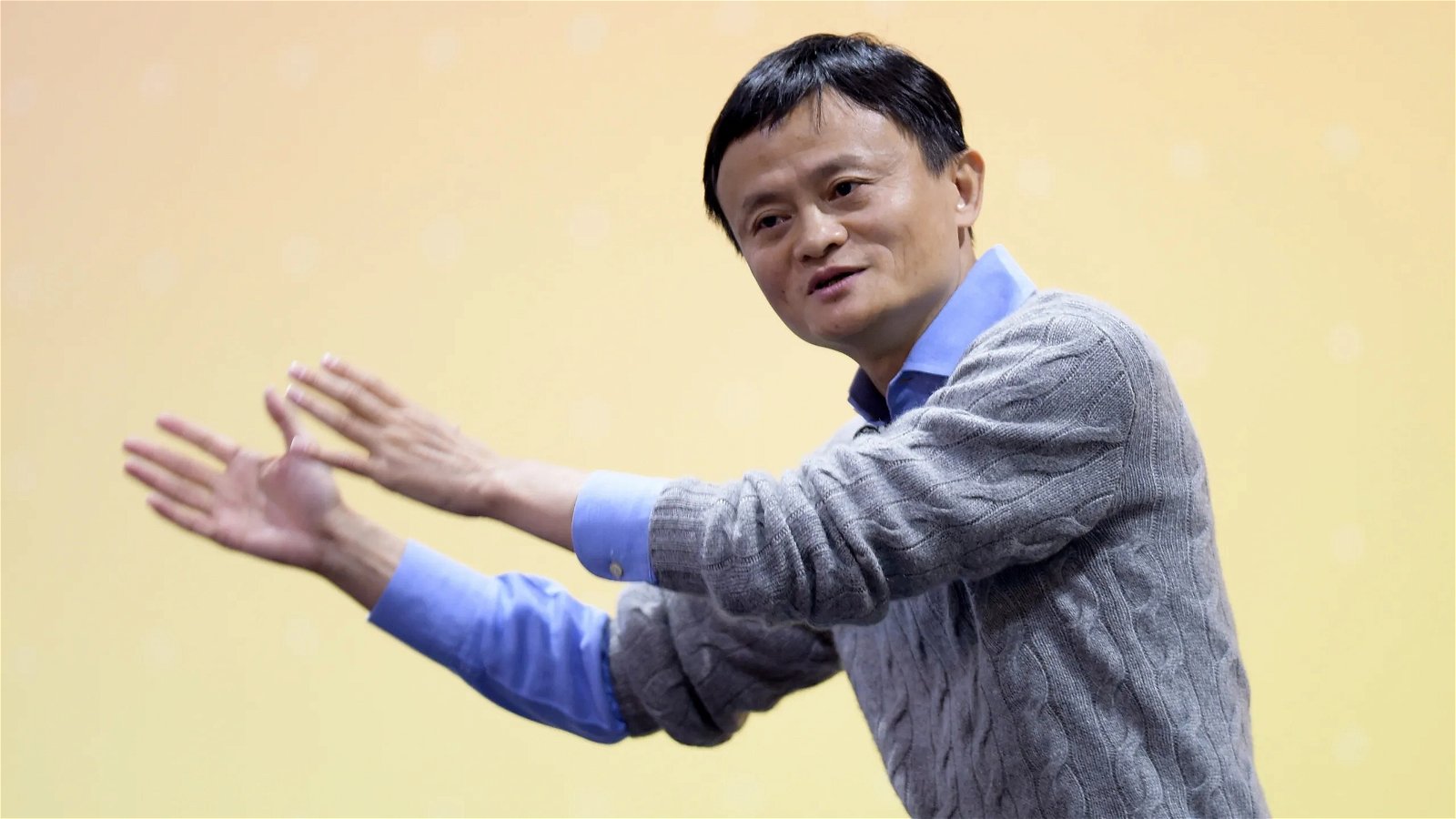 Jack Ma en una presentación