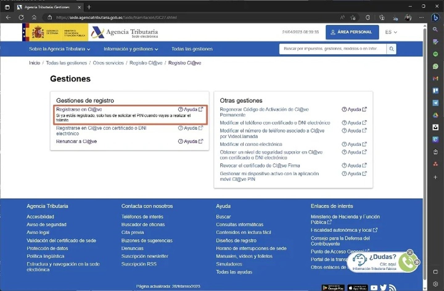 Qué trámites puedes hacer con tu Cl@ve Permanente y Cl@ve PIN