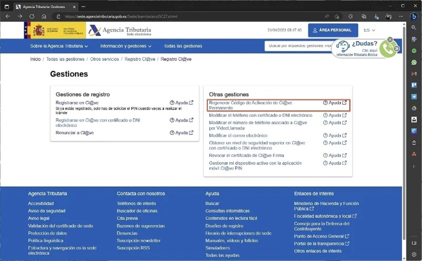 Qué trámites puedes hacer con tu Cl@ve Permanente y Cl@ve PIN
