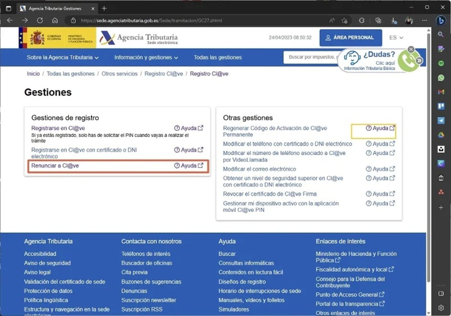 Qué trámites puedes hacer con tu Cl@ve Permanente y Cl@ve PIN