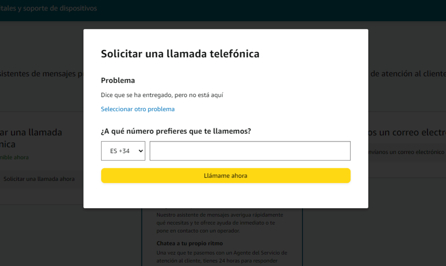 como contactar con Amazon