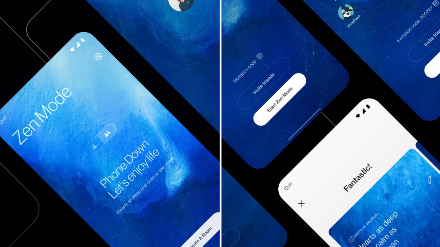 Capturas de la app Zen Space de OnePlus