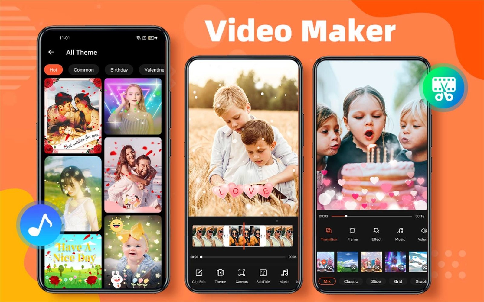 Creador de videos con musica