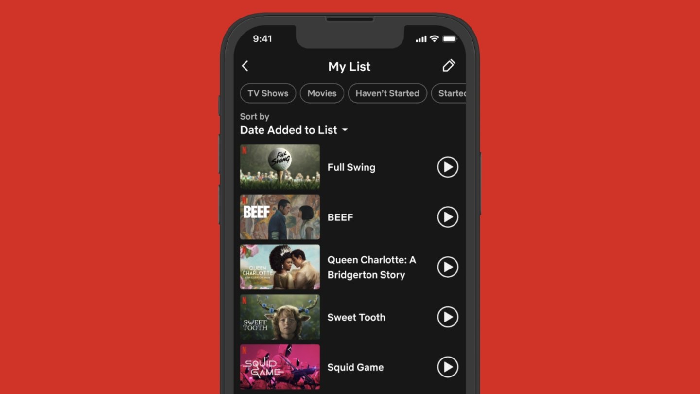 Mi lista en Netflix