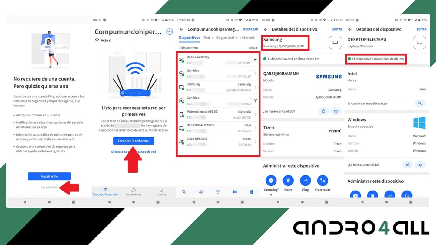 Ver si alguien te está robando WiFi desde el móvil