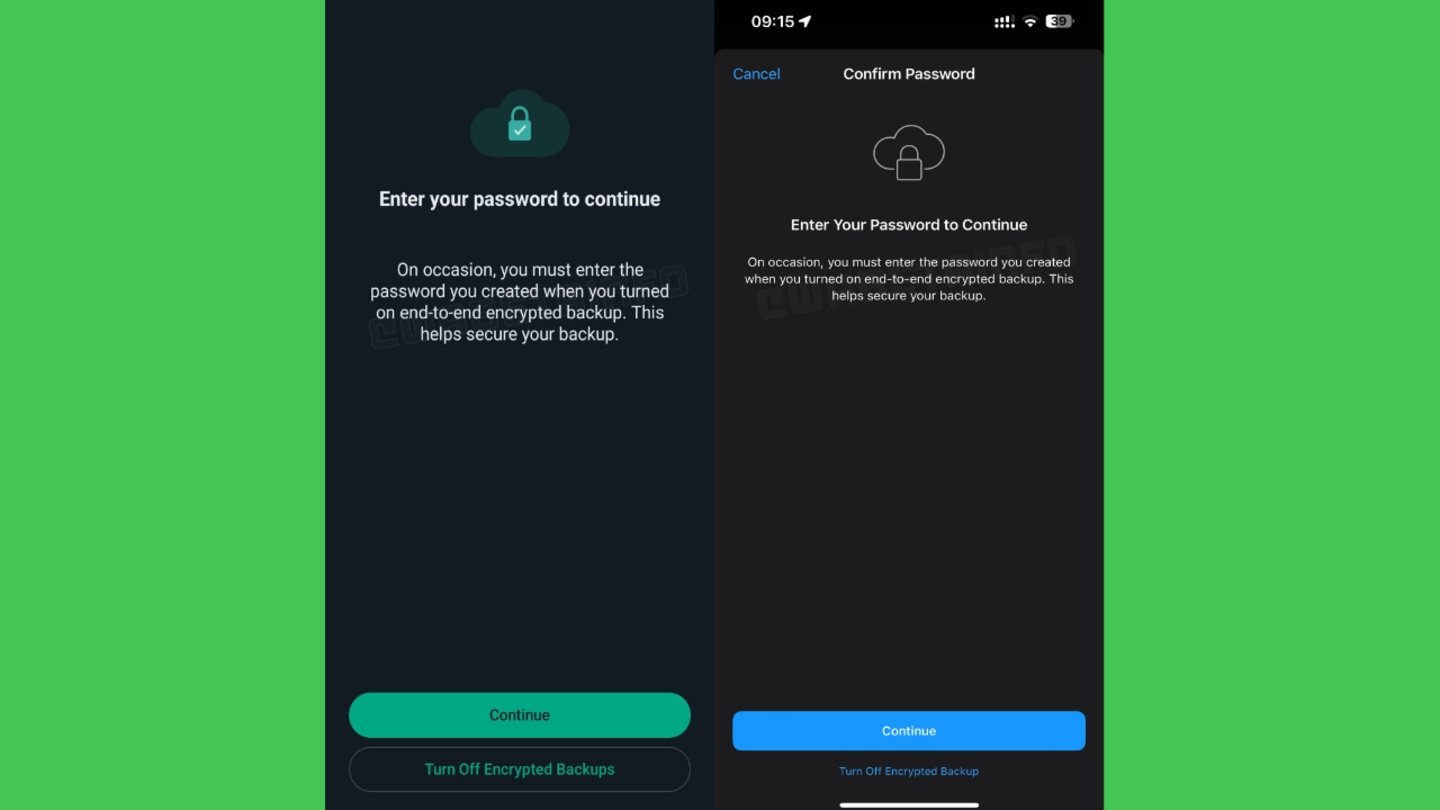 WhatsApp recuperar contraseña copias seguridad cifradas-principal