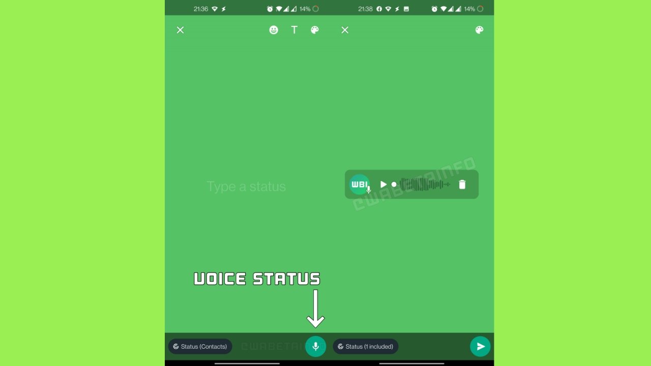 WhatsApp Estados de voz
