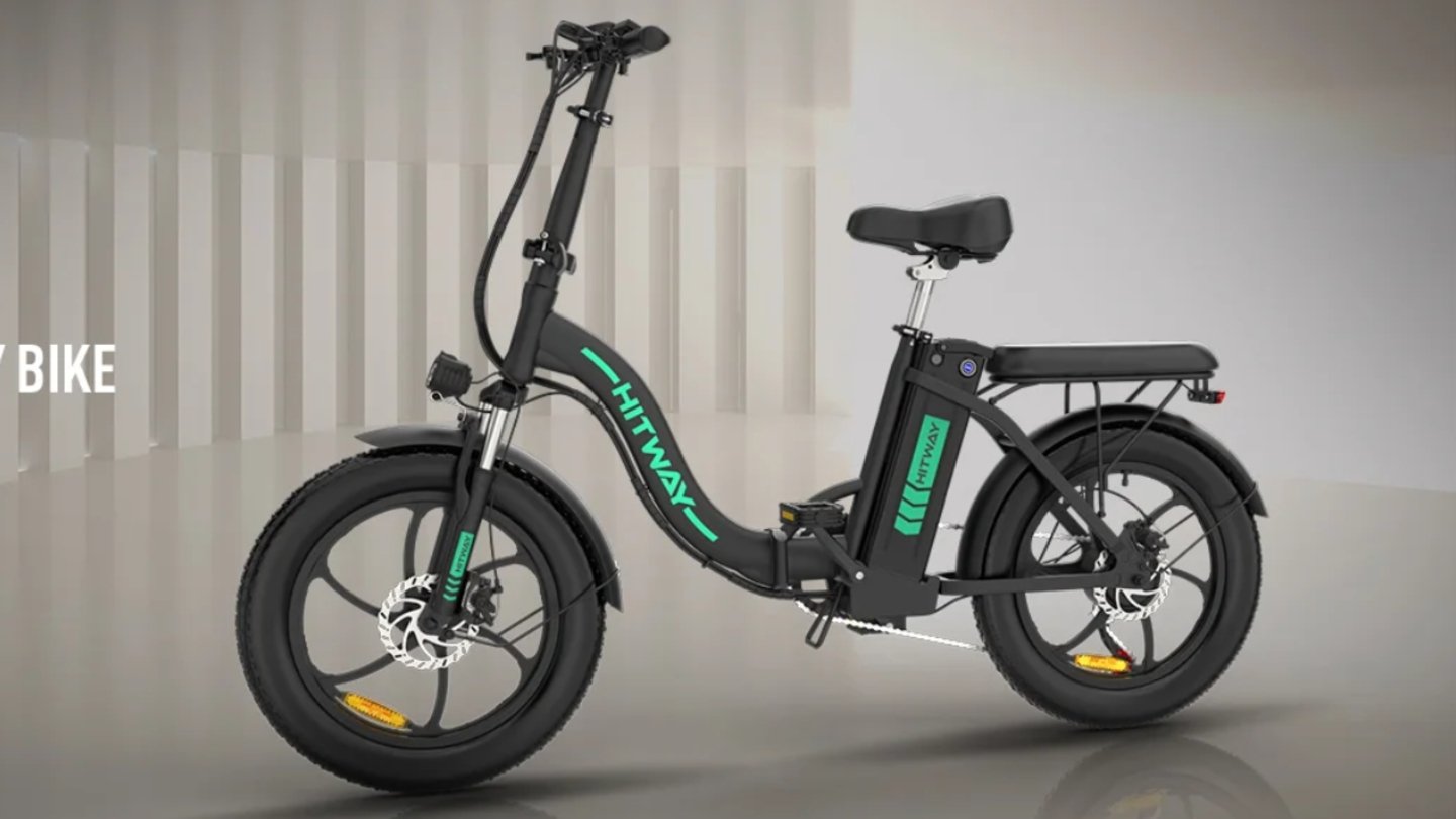 Lateral de la bici Hitway BK6