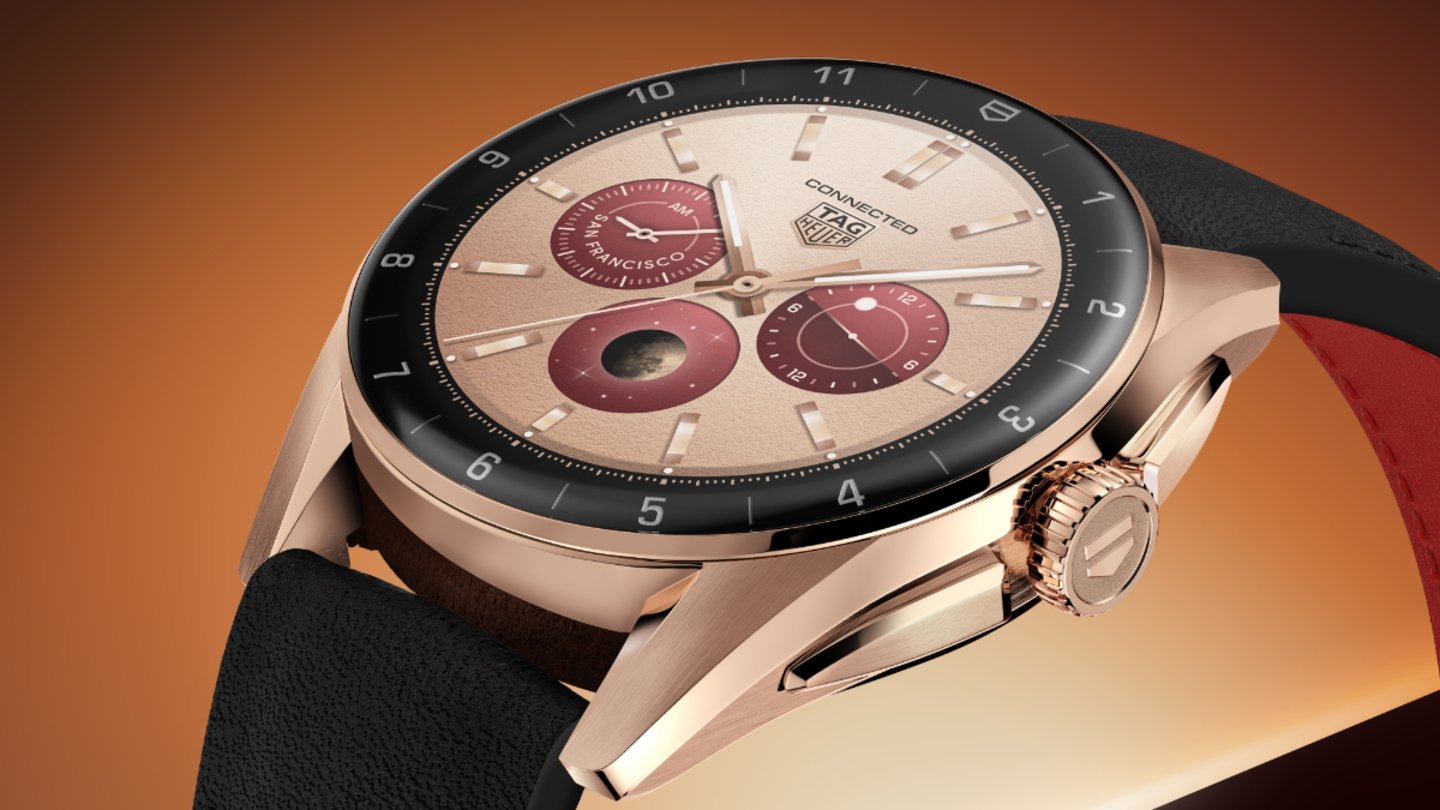 Primer plano del TAG Heuer Connected 42