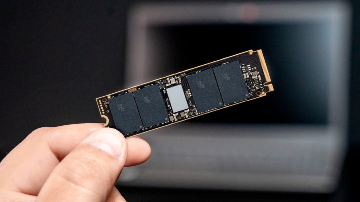 Crucial P3 1 TB en mano