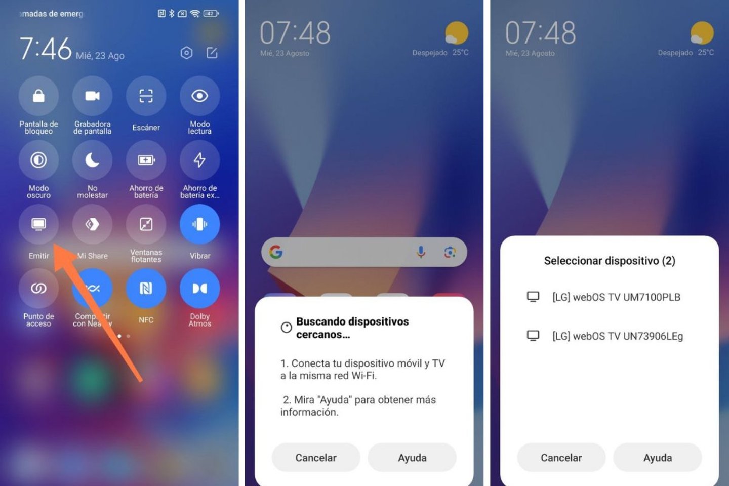 Cómo transmitir la pantalla de un móvil Xiaomi a la tele sin usar un Chromecast
