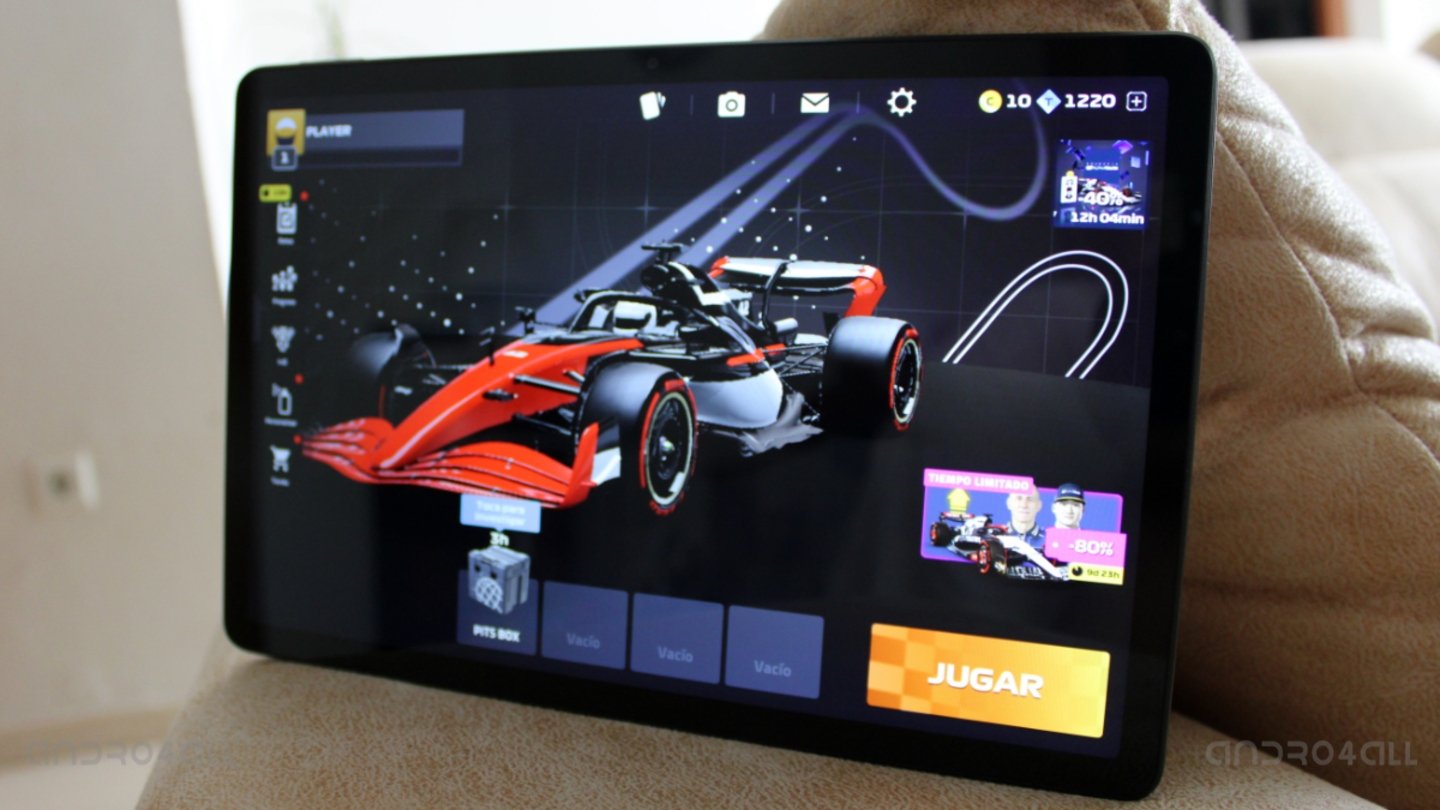 Juego F1 en la Redmi Pad SE